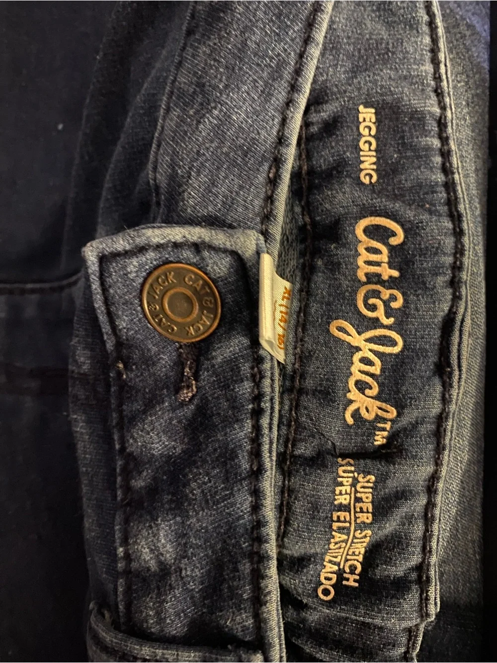 Girl’s Dark Blue Stretch Slim Jeans